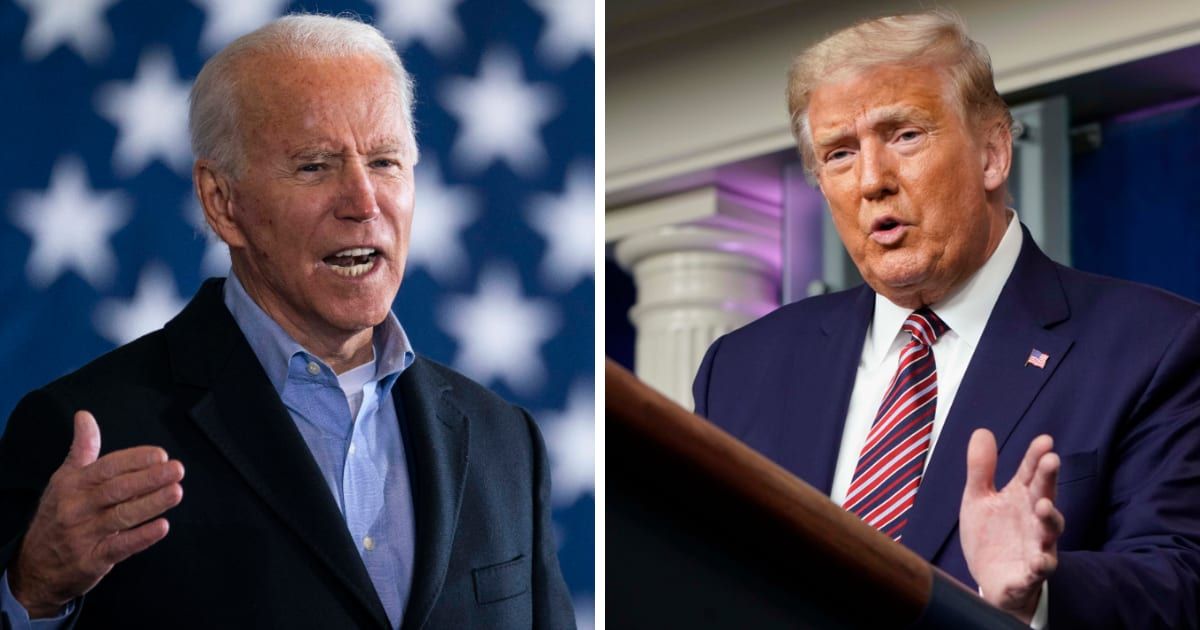 Joe Biden and Donald Trump both traveled to the Texas border in a high-stakes political contest (Getty Images)