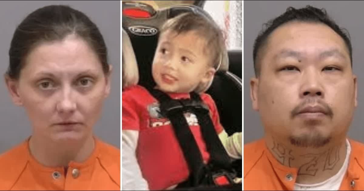 Katrina Baur and Jesse Vang, the couple, are facing charges of felony child neglect (Two Rivers Police Department)
