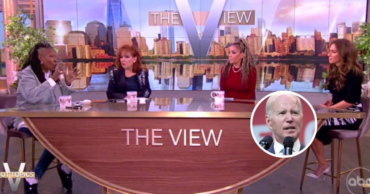 'The View' co-hosts were perturbed by the whole thing that President Joe Biden could throw “every Republican in jail" (@TheView/Youtube)