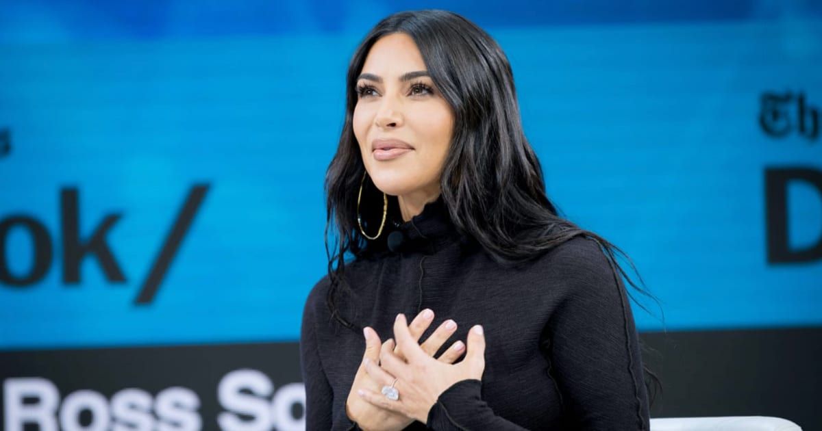 In a now infamous TikTok, Kardashian proudly declared that she has the 'talent' of being able to 'sleep in full makeup' without ruining her glam (Getty Images)