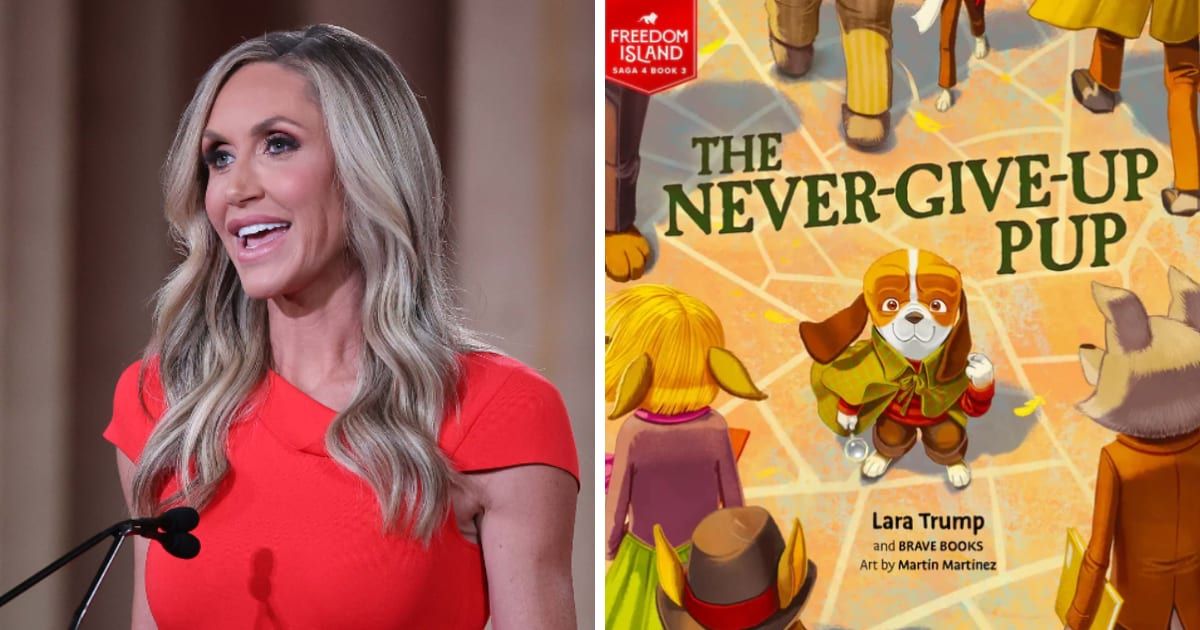 Lara Trump collaborated with Brave Books to create a children's picture book about hard work (Getty Images, Brave Books)