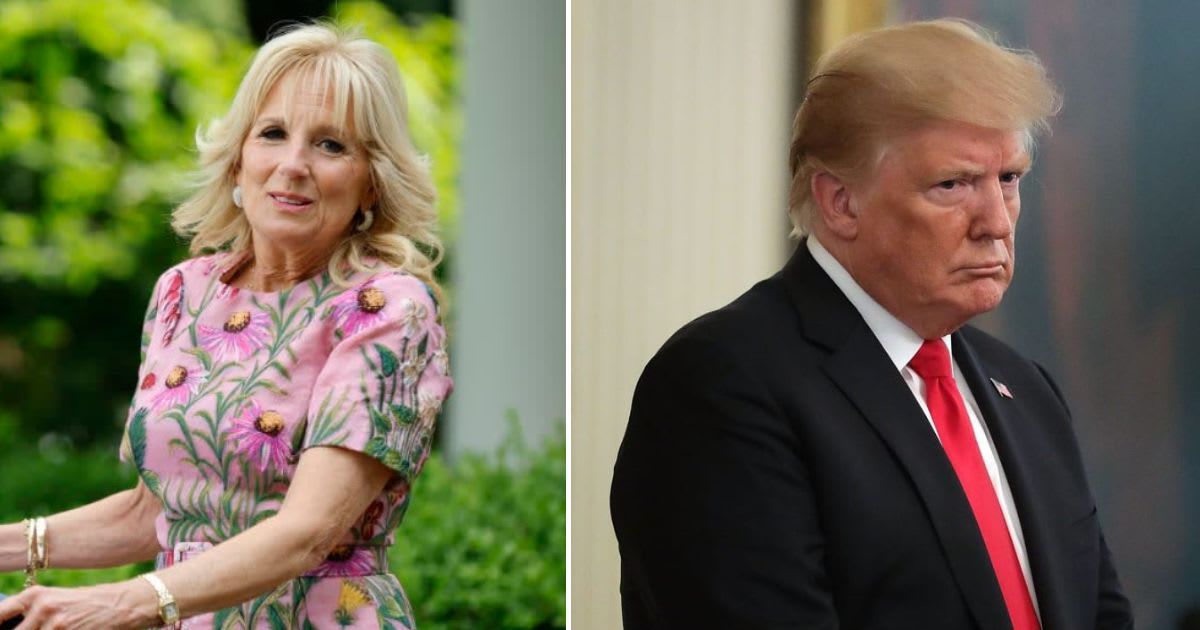 First Lady Jill Biden launched a scathing attack on former President Donald Trump over abortion rights (Getty Images)