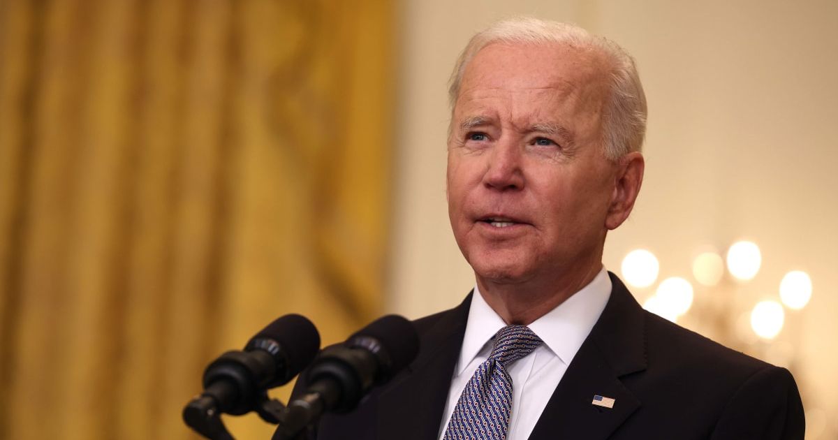 President Joe Biden shared the news of the United States airdropping aid to Gaza for the first time on March 2, 2024 (Getty Images)