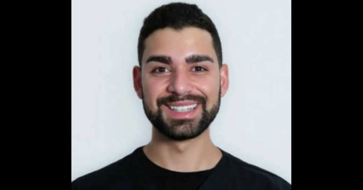 Benjamin Ariel Harouni, a licensed dentist aged 28, was shot and killed at scene (Benjamin Ariel Haurani/LinkedIn)