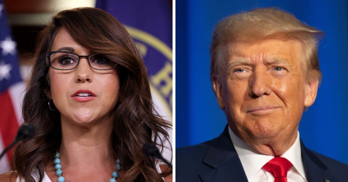Rep Lauren Boebert received the support of Donald Trump for her congressional race in Colorado's 4th District (Getty Images)