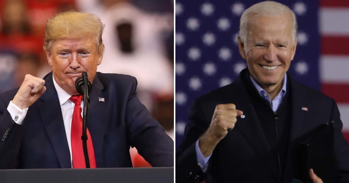 Donald Trump and Joe Biden are expected to lead in the presidential nominating contests held on Super Tuesday (Getty Images)