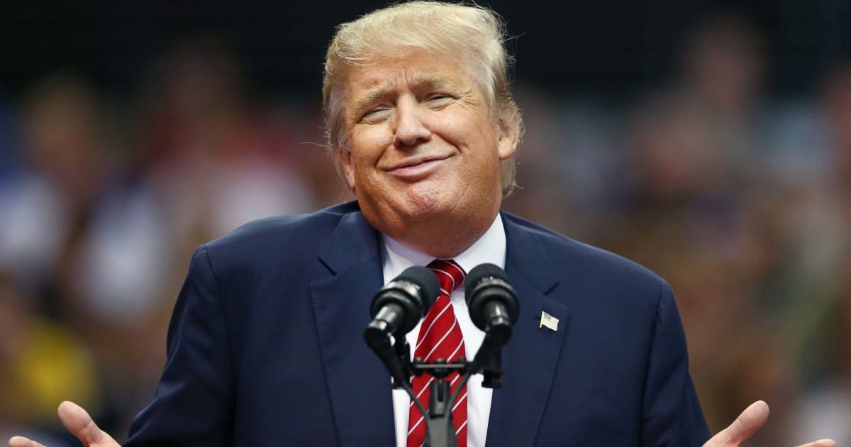 Before Donald Trump spoke at a rally in Greensboro, North Carolina on Saturday, a woman sang the National Anthem incorrectly on stage (Getty Images)