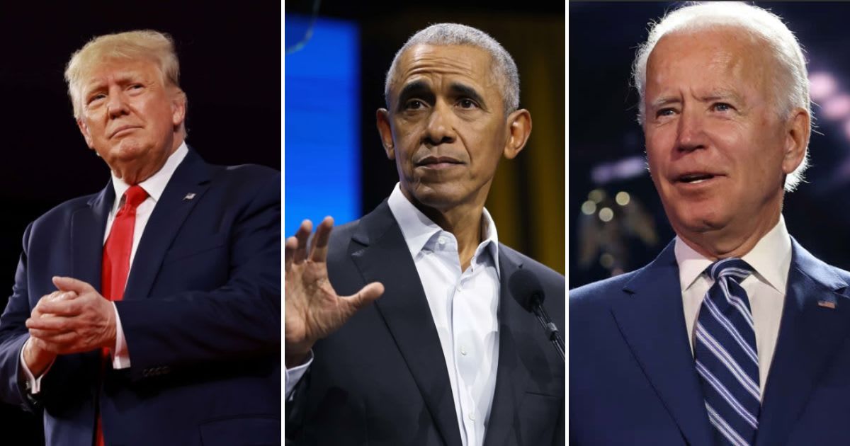 Donald Trump has confused President Joe Biden with former POTUS Barack Obama once again in a Virginia rally speech on Saturday (Getty Images)