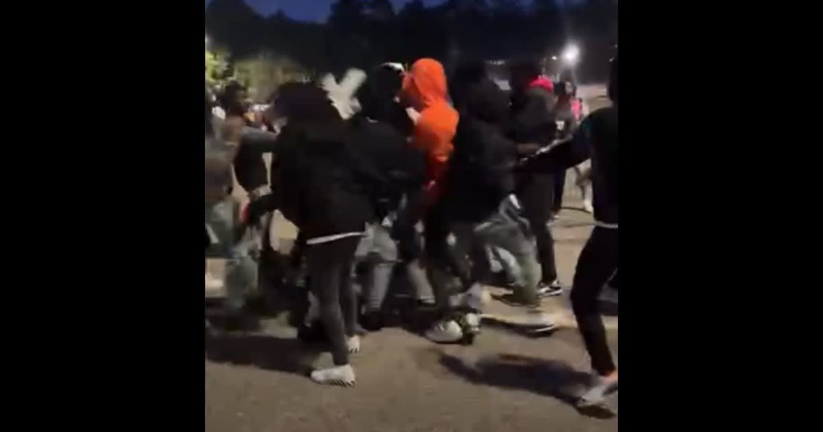 Law enforcement in Georgia stated that approximately 500 to 600 youths were causing chaos at the amusement park (GA followers/X)