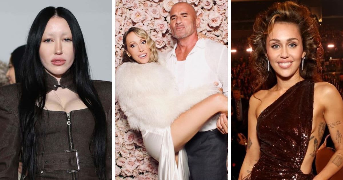 Miley Cyrus had no idea about her mom Tish and sister Noah's drama surrounding Dominic Purcell (Getty Images and Instagram/@tishcyruspurcell)