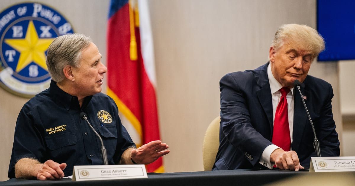 Texas Governor Greg Abbott has turned down the opportunity to serve as Donald Trump's running mate in the 2024 presidential election (Brandon Bell/Getty Images)