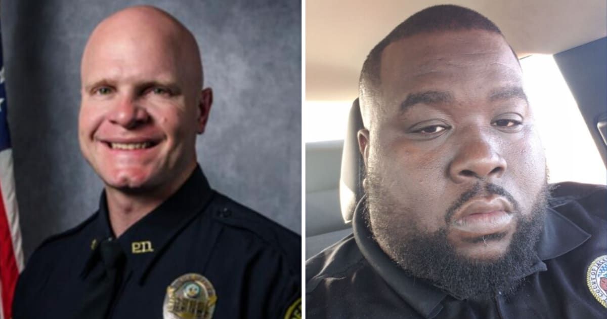 Officer Cody Allen and court employee Drexel Mac died in the Independence shooting on February 29 (KCTV/ABC/screengrab)