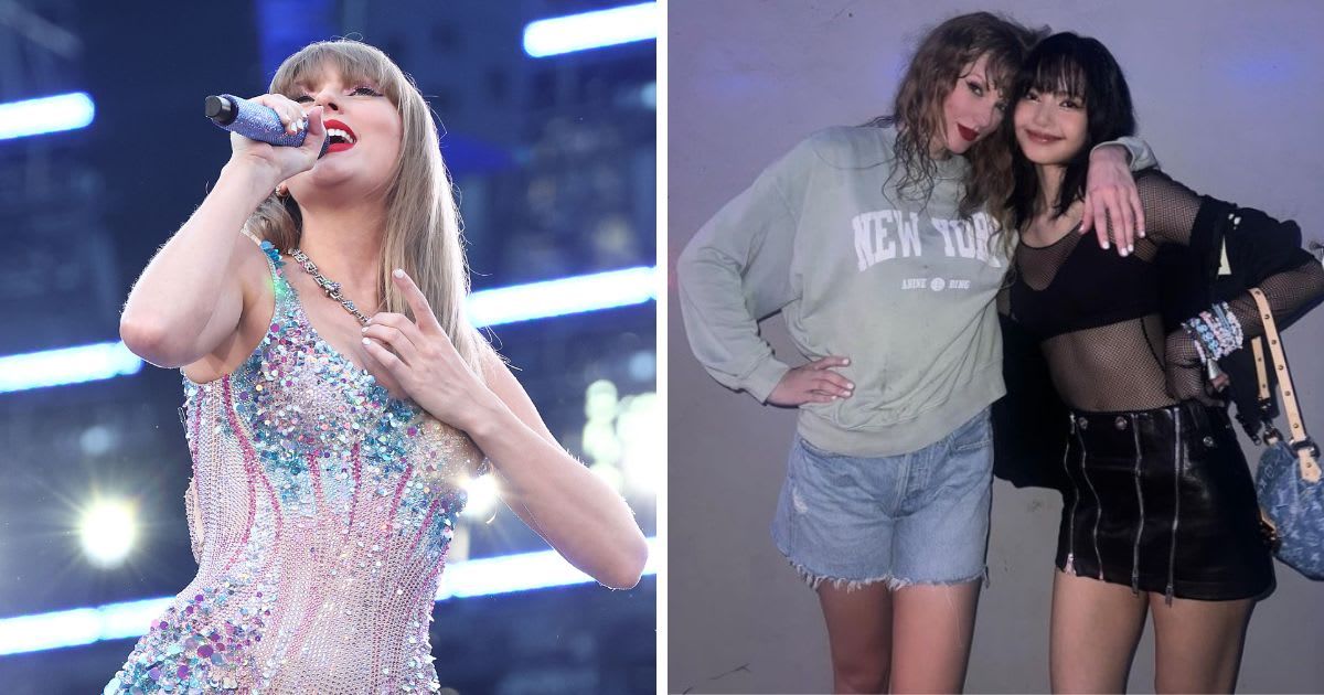 Taylor Swift's Singapore concert was attended by several stars including Blackpink's Lisa (Getty Images and Instagram/@lalalalisa_m)
