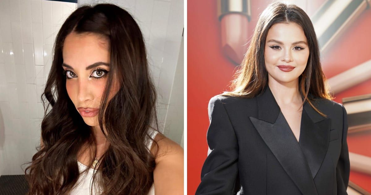 (L-R) Sarah Bahabh alleges that Selena Gomez ripped off her work for the second time (Sarah Bahbah/Instagram, Getty Images)