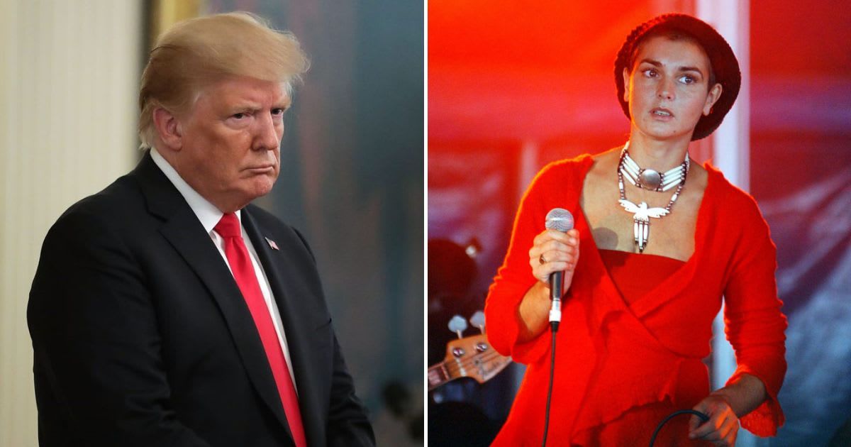 Late singer Sinead O’Connor's estate has denounced Donald Trump’s use of the singer-songwriter’s rendition of 'Nothing Compares 2 U' at his recent campaign rallies (Getty Images)