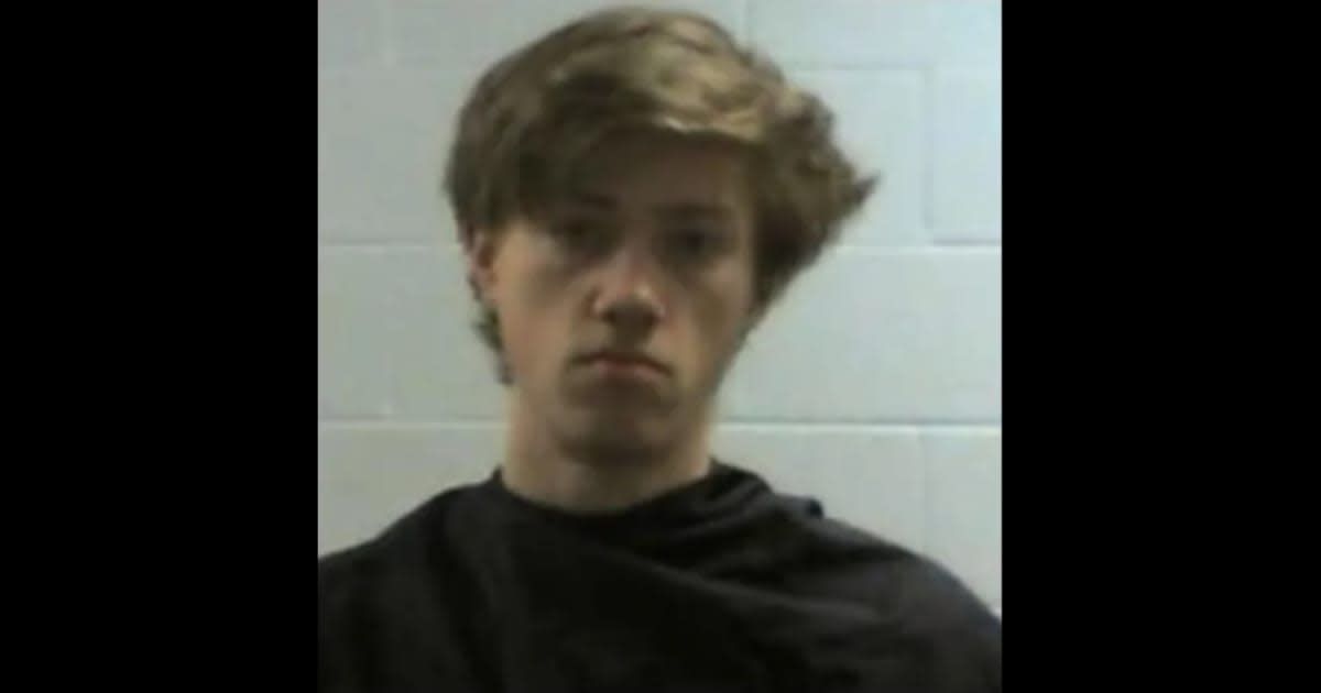 Even though Justin Ray Kidwell is just 20 years old, he previously found himself in trouble for allegedly causing harm to a child (Burkburnett Police Department)