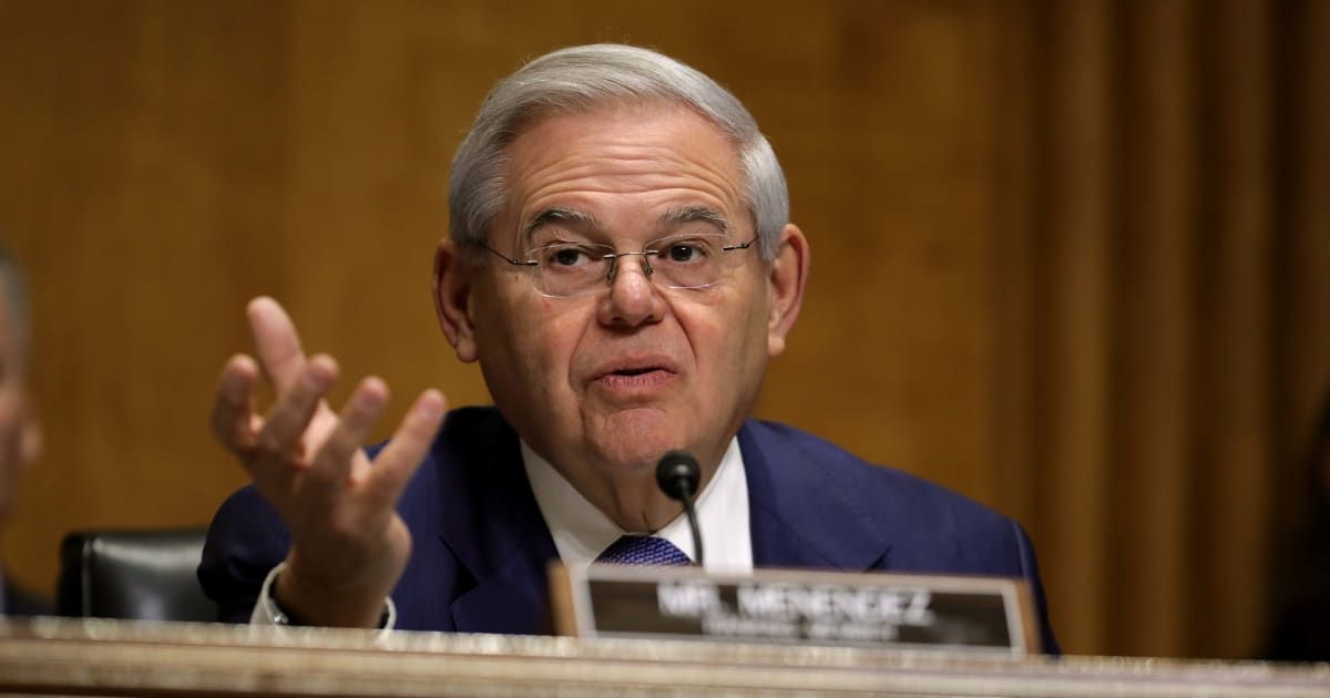 Senator Bob Menendez stands accused of accepting bribes from local businessmen and foreign governments in return for favors (Getty Images)