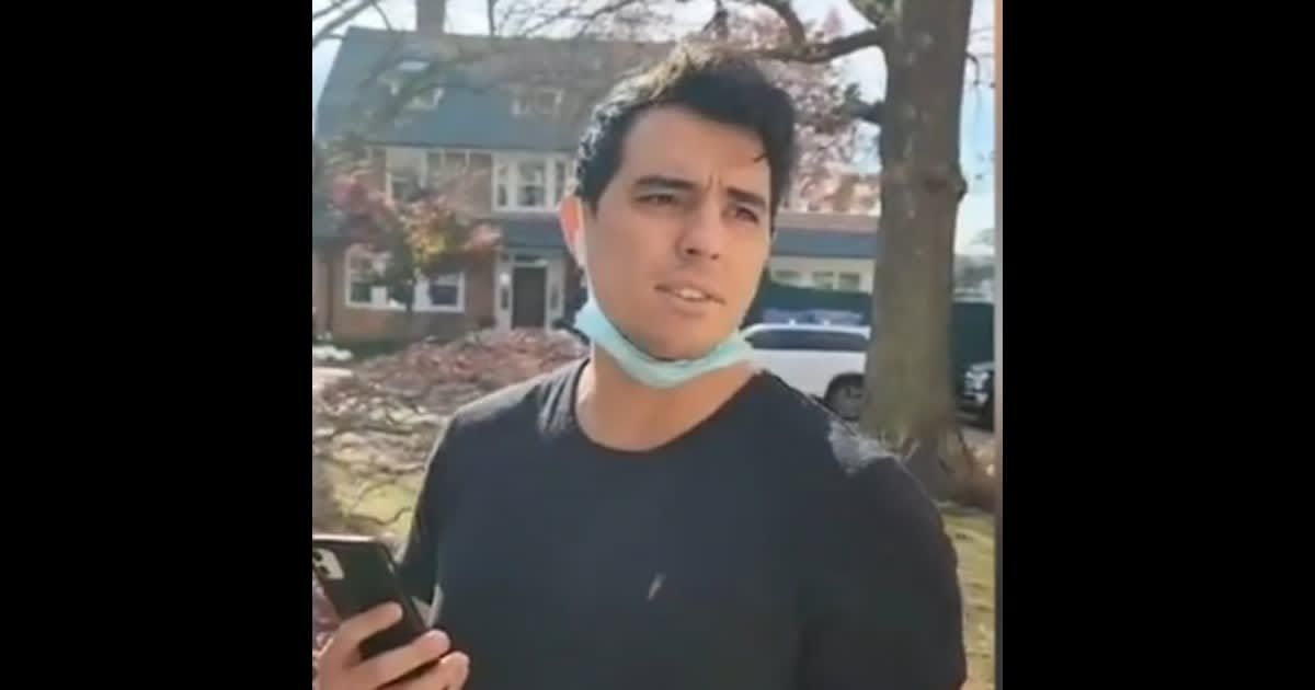 Brett Flores refuses to leave a Queen couple’s $2M mansion (Fox News/screengrab) 