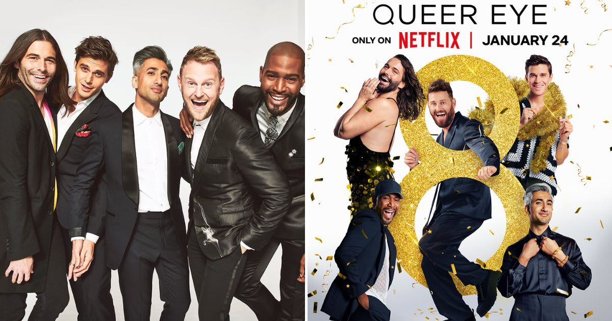 (L-R): 'Queer Eye' consists of Jonathan Van Ness, Antoni Porowski, Tan France, Bobby Berk, and Karamo Brown (Queer Eye/Facebook)
