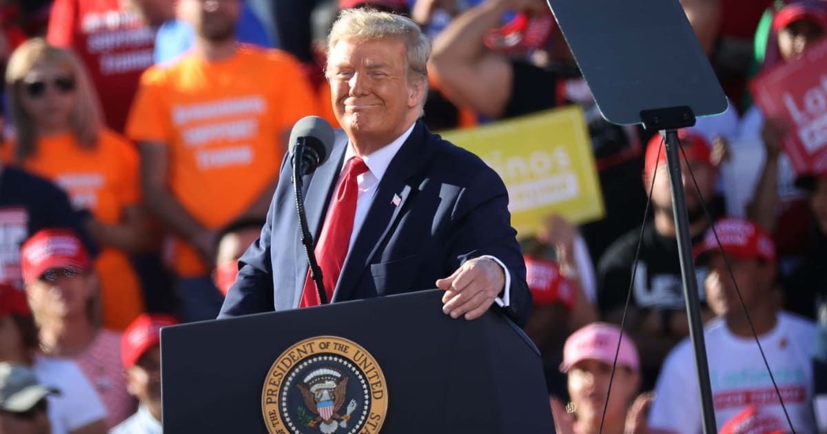 In an allegedly strategic move to boost Trump's appeal, AI-generated images have been circulating online, depicting the former president surrounded by smiling Black Americans (Getty Images)