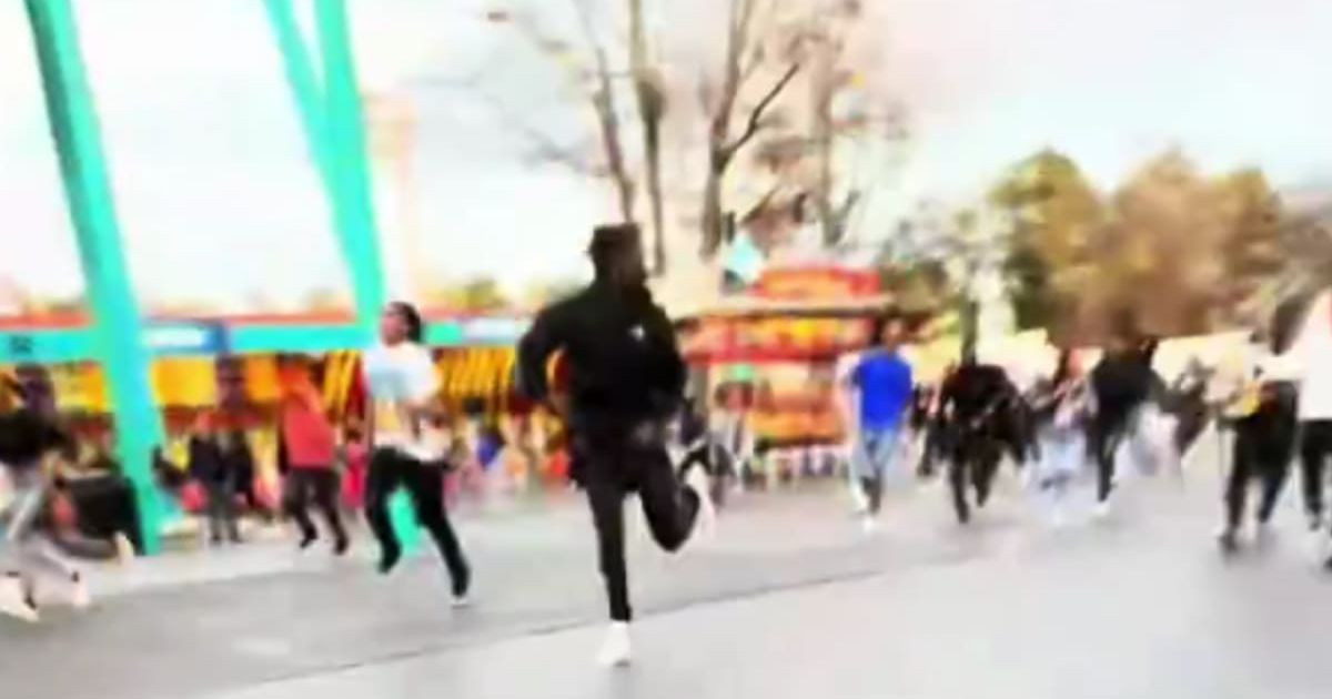 Syere Littlefield was shot by police after he fired at them at a Six Flags amusement park on March 2 (@CollinRugg/X)