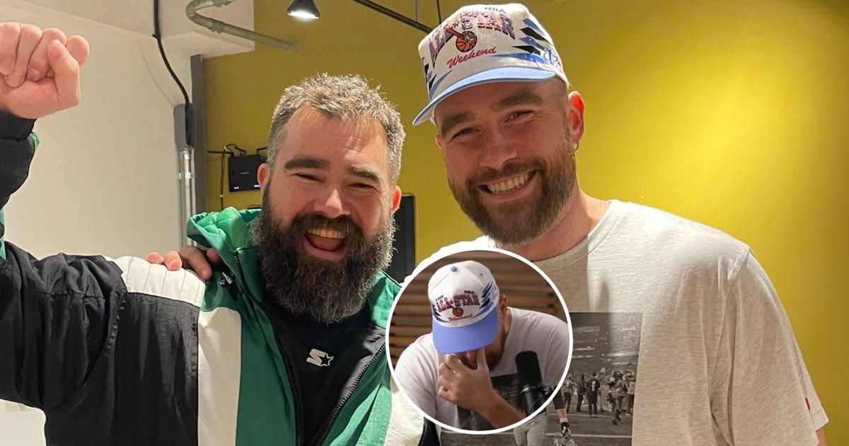 Travis Kelce got teary-eyed while recalling fun times with brother Jason Kelce post his retirement (New Heights/X, YouTube)
