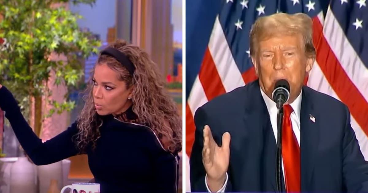 'True drama queen': 'The View' co-host Sunny Hostin mocked as she wears all-black outfit in mourning over Donald Trump's Super Tuesday victory