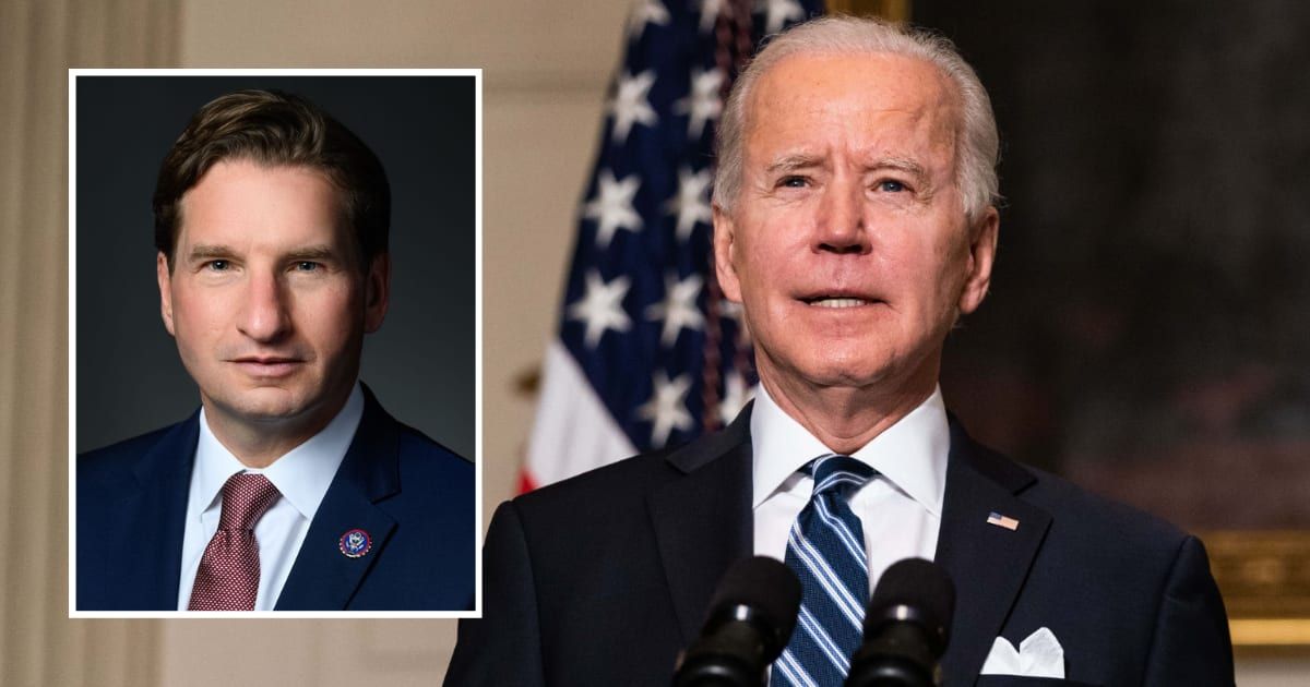 Representative Dean Phillips of Minnesota officially terminated his bid for the Democratic nomination on Wednesday and backed President Joe Biden (Getty Images, house.gov)