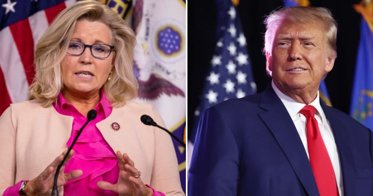 Liz Cheney sounded the alarm bells following Super Tuesday by tweeting that the US has 8 months to save itself from Donald Trump (Getty Images)