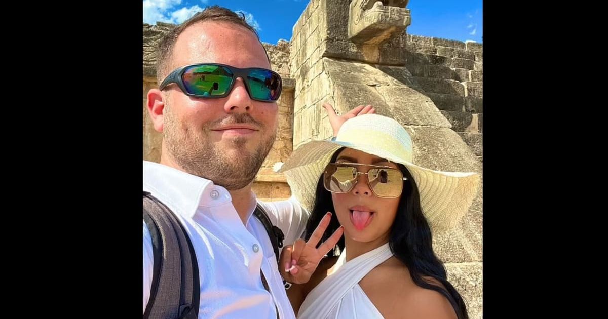 John Poulos is accused of murdering Colombian DJ girlfriend Valentina Trespalacios (X/John Poulos)