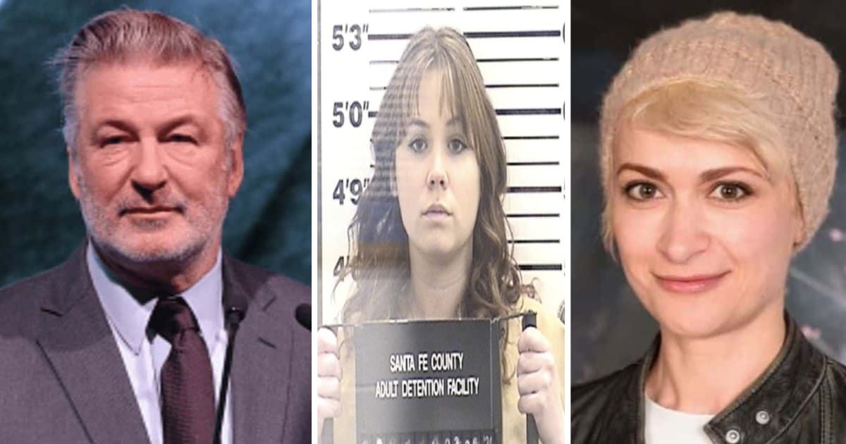 Hannah Gutierrez-Reed’s mugshot prompts internet users to ask for Alec Baldwin’s mugshot too in connection to Halyna Hutchins' death (Getty Images, Santa Fe County Adult Detention facility)