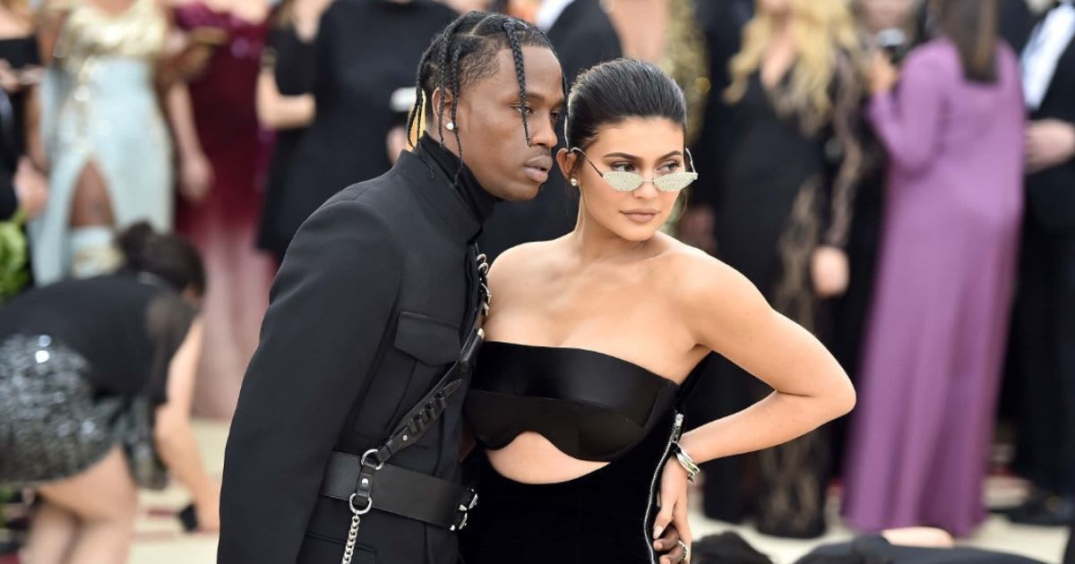 Travis Scott and his ex, Kylie Jenner, are launching competing hard seltzer brands around the same time (Getty Images)
