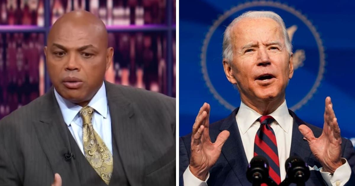 NBA legend Charles Barkley criticized President Biden and the Democratic Party for purportedly caring about the Black community only during election cycles, accusing them of making empty promises (CNN, Getty Images)