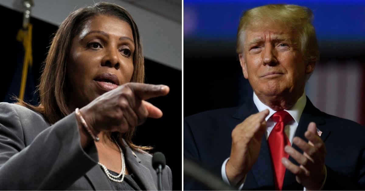 New York Attorney General Letitia James was met with loud boos and “Trump” chants at an FDNY (Fire Department New York) promotion ceremony on Thursday, March 7, 2024 (Getty Images)