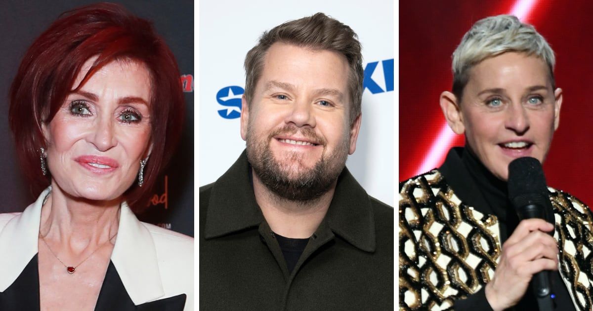 Sharon Osbourne has expressed her disgust toward James Corden and Ellen DeGeneres (Dave Benett/Getty Images, Noam Galai/Getty Images for SiriusXM, and Kevin Winter/Getty Images for The Recording Academy )