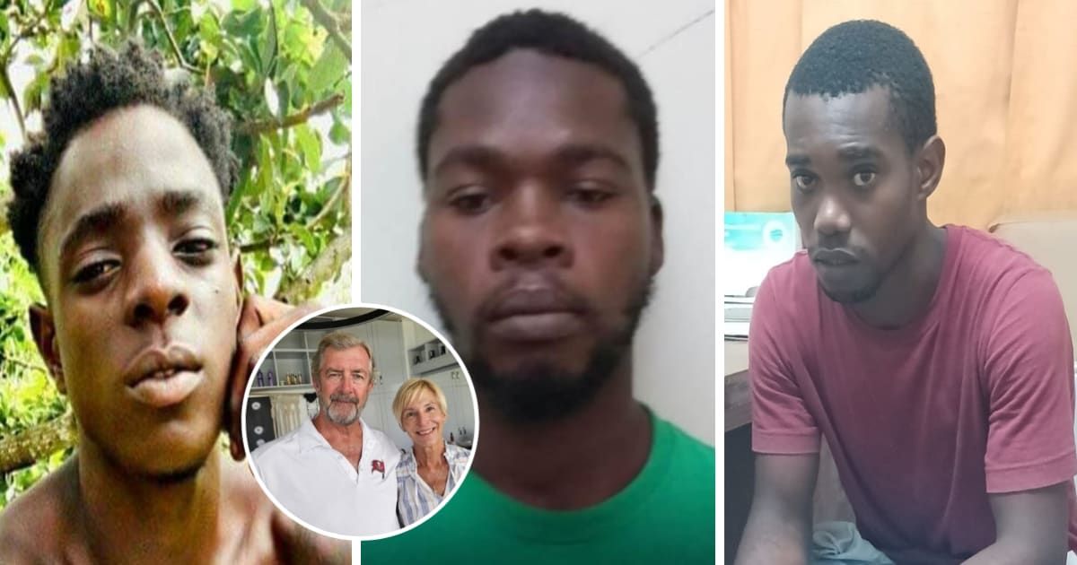 Atiba Stanisclaud (L), Ron Mitchell, and Trevon Robertson (R) were charged with two counts of capital murder (RSVG Police Force and GoFundMe)