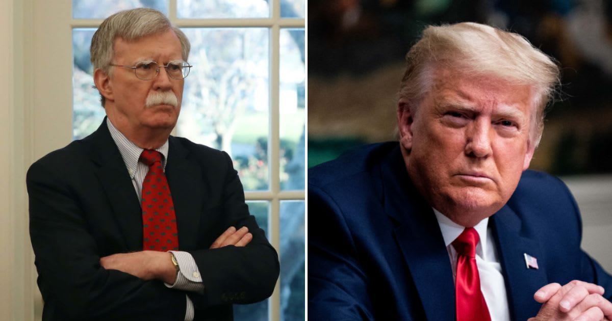 Former White House National Security Advisor John Bolton expressed concerns over Donald Trump's handling of classified information during his time in office (Getty Images)