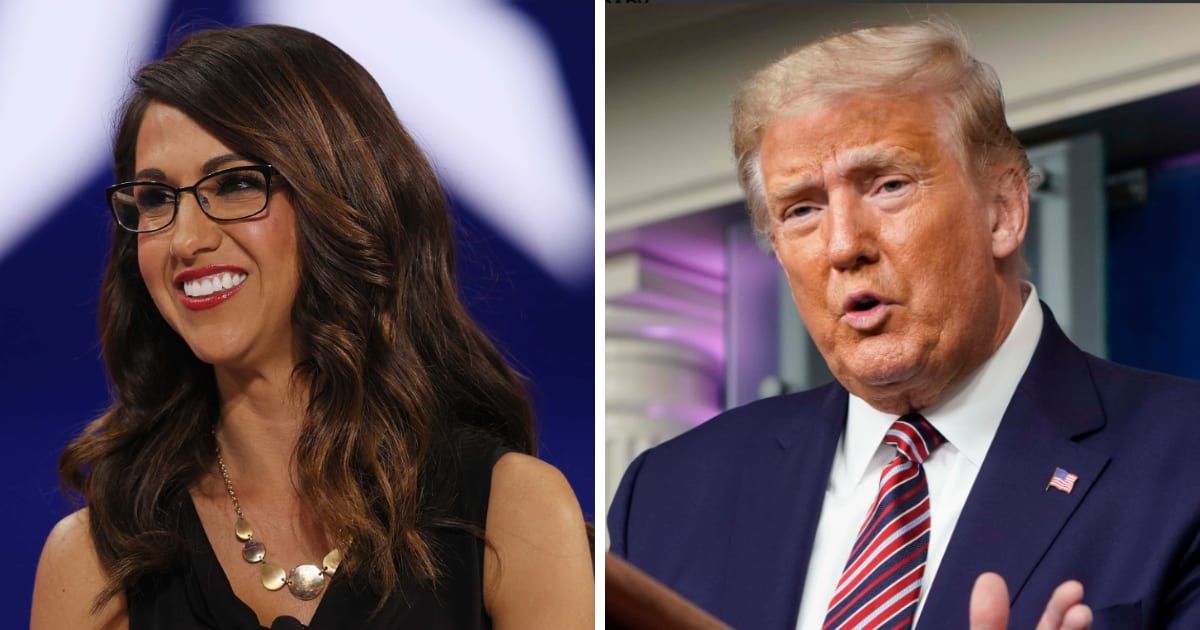 Rep Lauren Boebert introduced the 'Build The Wall and Deport Them All Act' to reinforce Donald Trump's immigration policies (Getty Images)