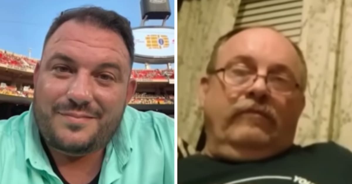 Jon Harrington (R) said that nothing will be able to change the fact that his son David Harrington (L) is no more (YouTube/NewsNation)