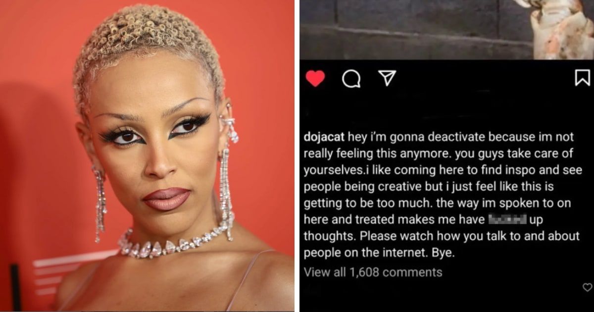 Doja Cat's decision to step away from Instagram comes amid ongoing criticism and scrutiny over her ever-evolving image and artistic choices (Getty Images and Doja Cat/Instagram)