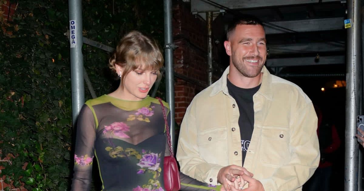 Taylor Swift and Travis Kelce shared an embrace in a candid video (Gotham/GC Images)