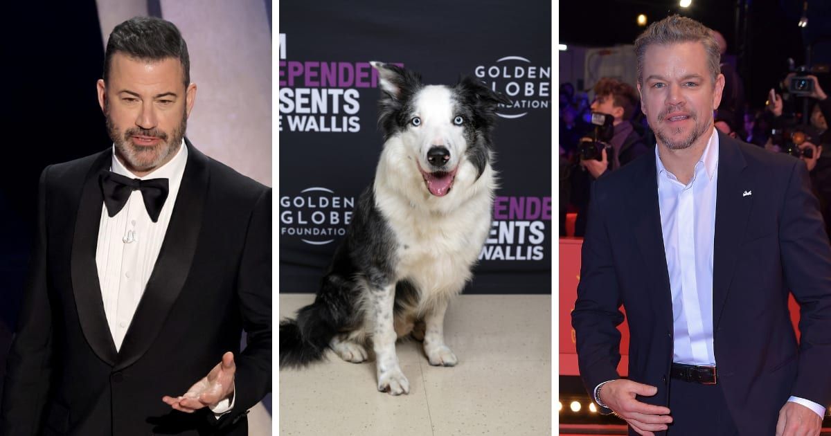 Jimmy Kimmel  and Matt Damon's comedic feud now also involves Messi, the Dog (Kevin Winter,  Amanda Edwards/Getty Images, and Dominique Charriau/WireImage)