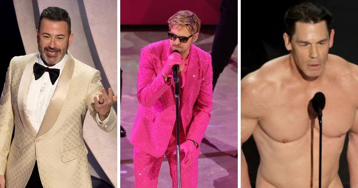 Jimmy Kimmel hosted 96th Academy Awards on March 10 with Ryan Gosling's performance and John Cena coming on stage nearly naked (Kevin Winter/ Getty Images)
