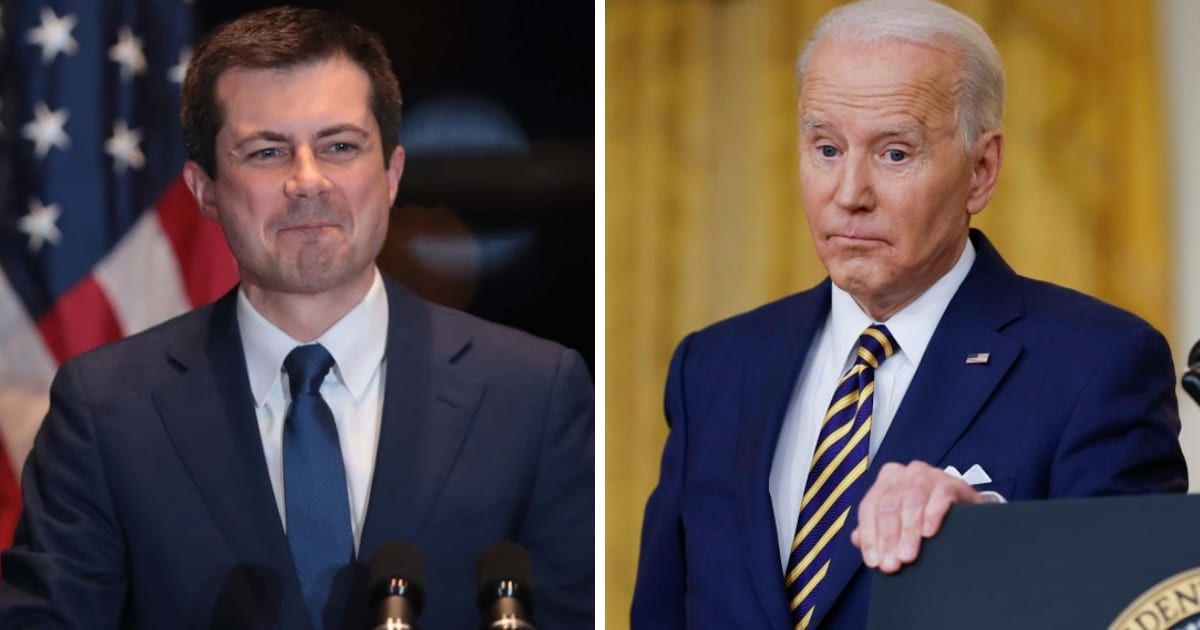 Transportation Secretary Pete Buttigieg shrugged off concerns about President Joe Biden's age (Getty Images)