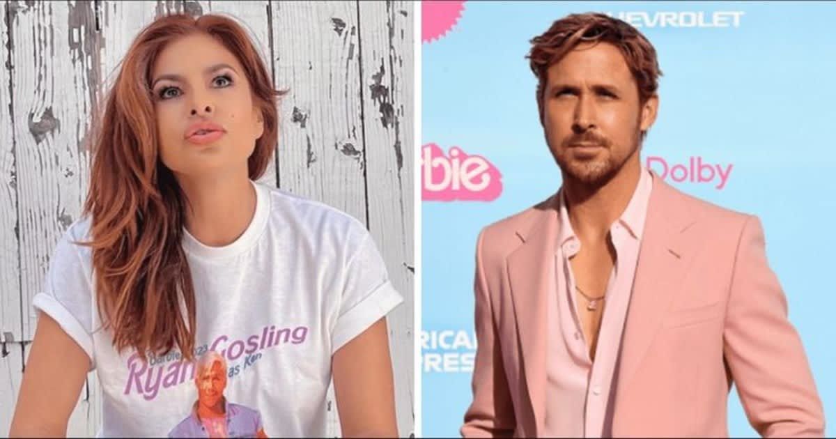 Eva Mendes jokingly reminded her husband Ryan Gosling of his responsibilities at home (@evamendes/Instagram, Getty Images)