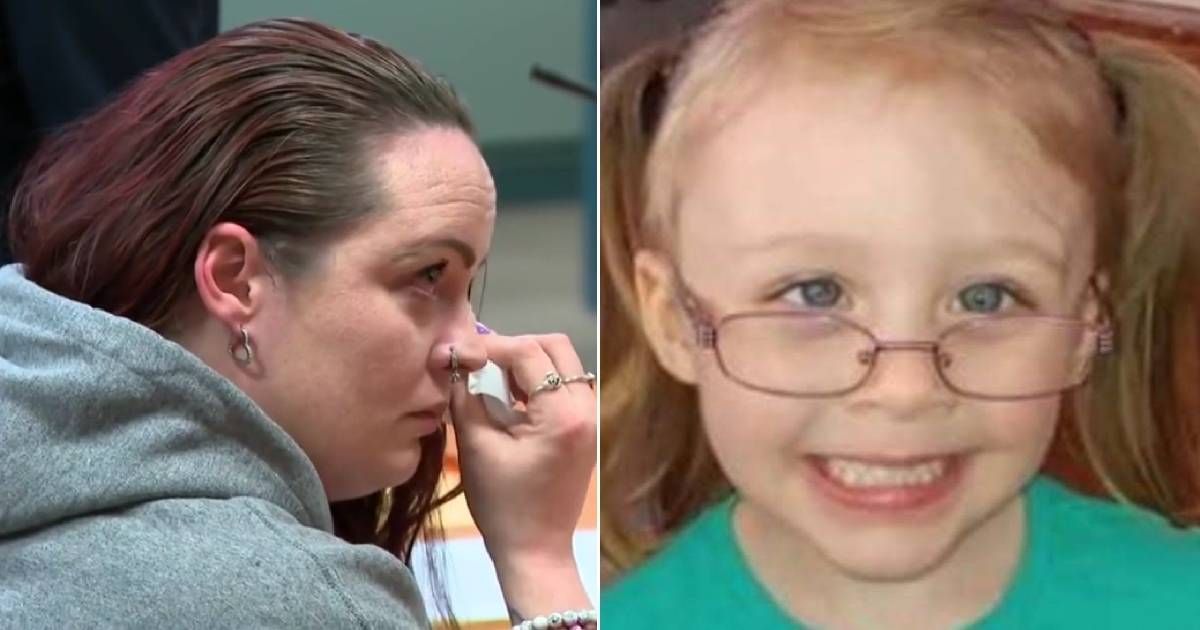 Crystal Sorey wants the state to declare her daughter, Harmony Montgomery legally dead so she can file a wrongful death lawsuit (Court TV/ YouTube, Manchester NH Police)
