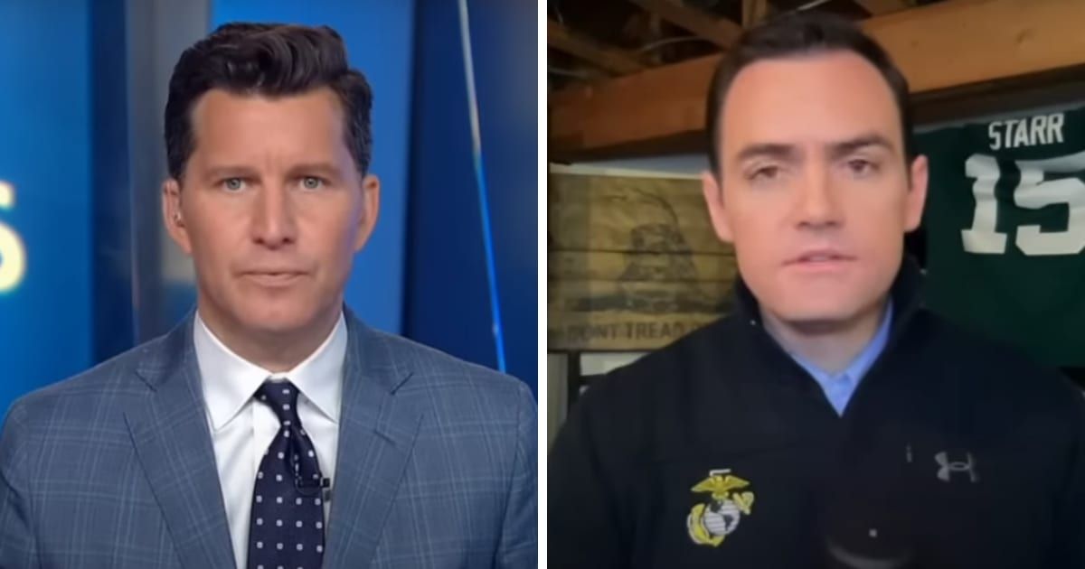 Co-host Will Cain with Rep Mike Gallagher on the recent episode of 'Fox & Friends' (Screengrab/Fox News)