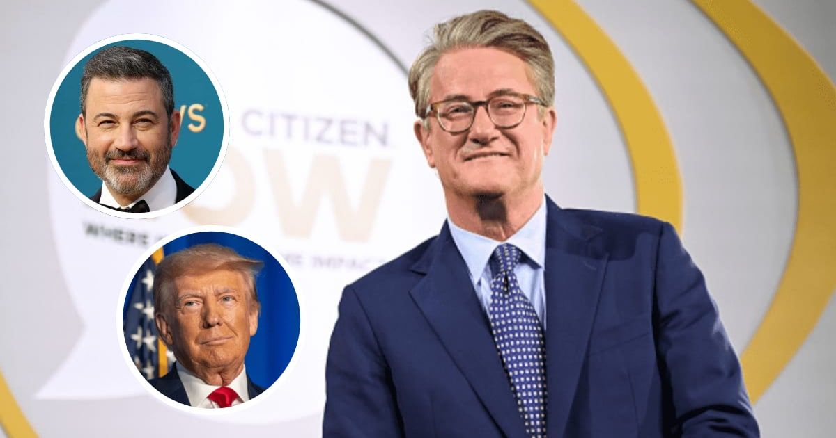 'Morning Joe' host Joe Scarborough trained his sights on Donald Trump's war of words with comedian Jimmy Kimmel (Getty Images)