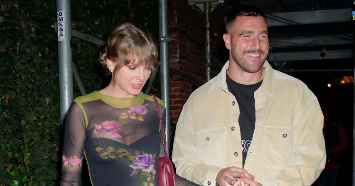 Taylor Swift and Travis Kelce attended the Oscars 2024 Gucci Afterparty although she didn't attend the Academy Awards ceremony (Gotham/GC Images)