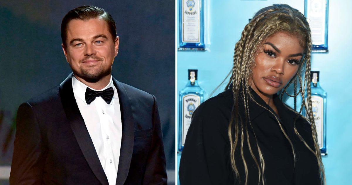 Leonardo DiCaprio seemed to be flirting with his co-star Teyana Taylor at pre-Oscars party (Getty Images)